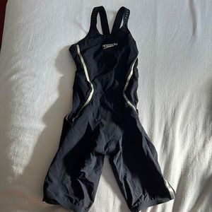 Closed back Speedo racing suit